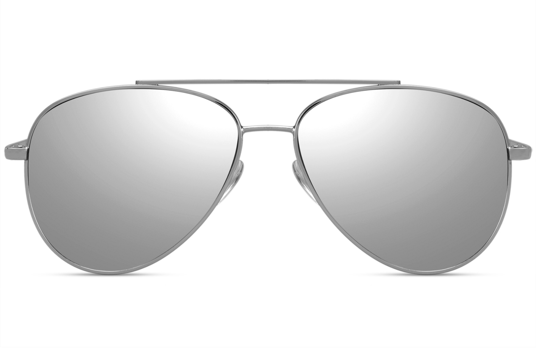 Pilotenbril met Zilveren Spiegelglazen