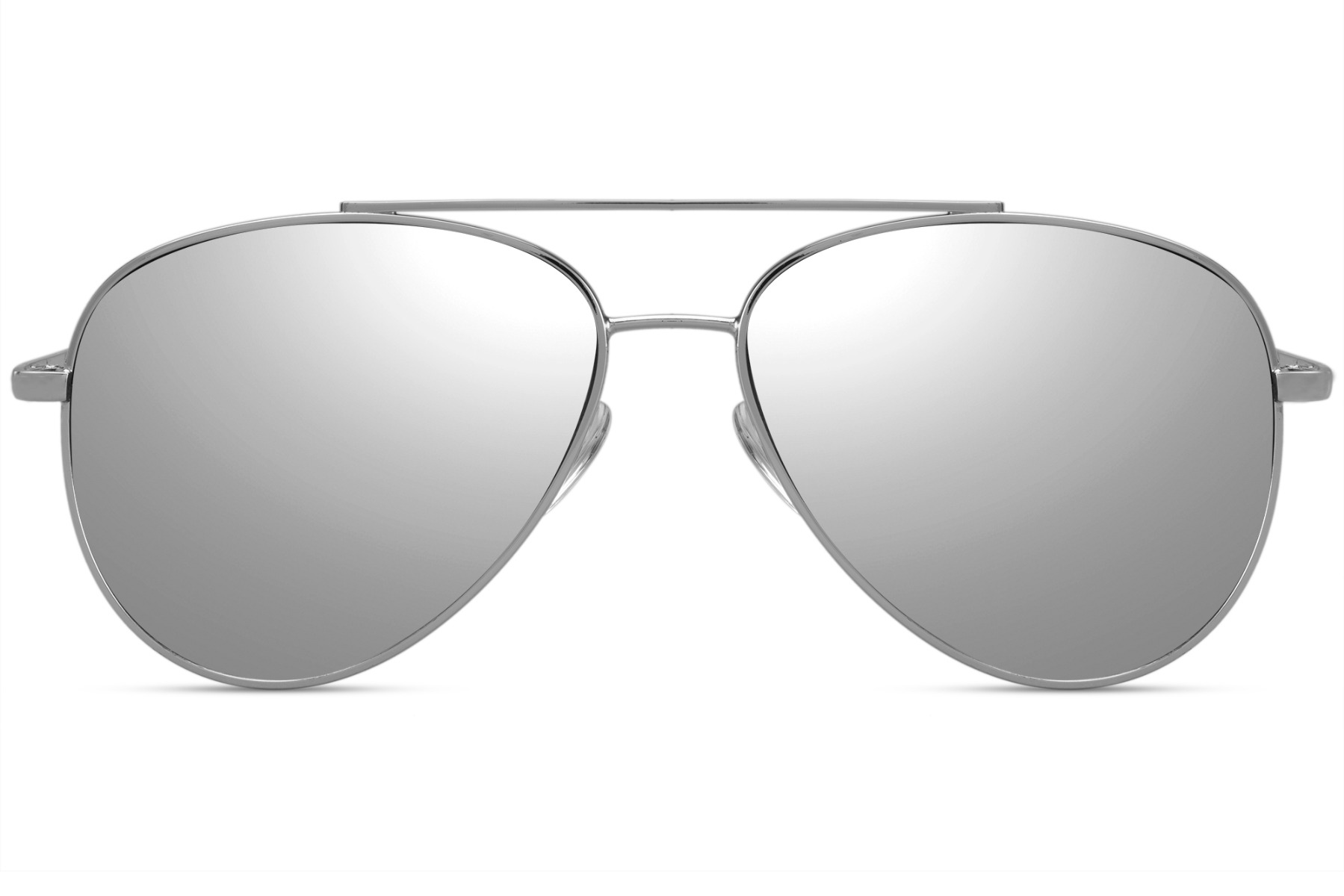 Pilotenbril met Zilveren Spiegelglazen